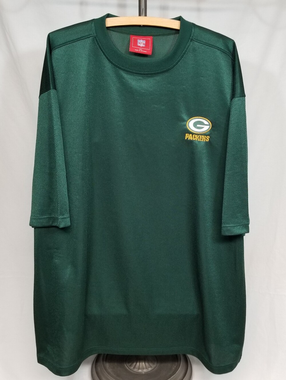 Green Bay Packers NFL Mens 2XL Green Embroidered "G" Short Sleeve Comfort TShirt